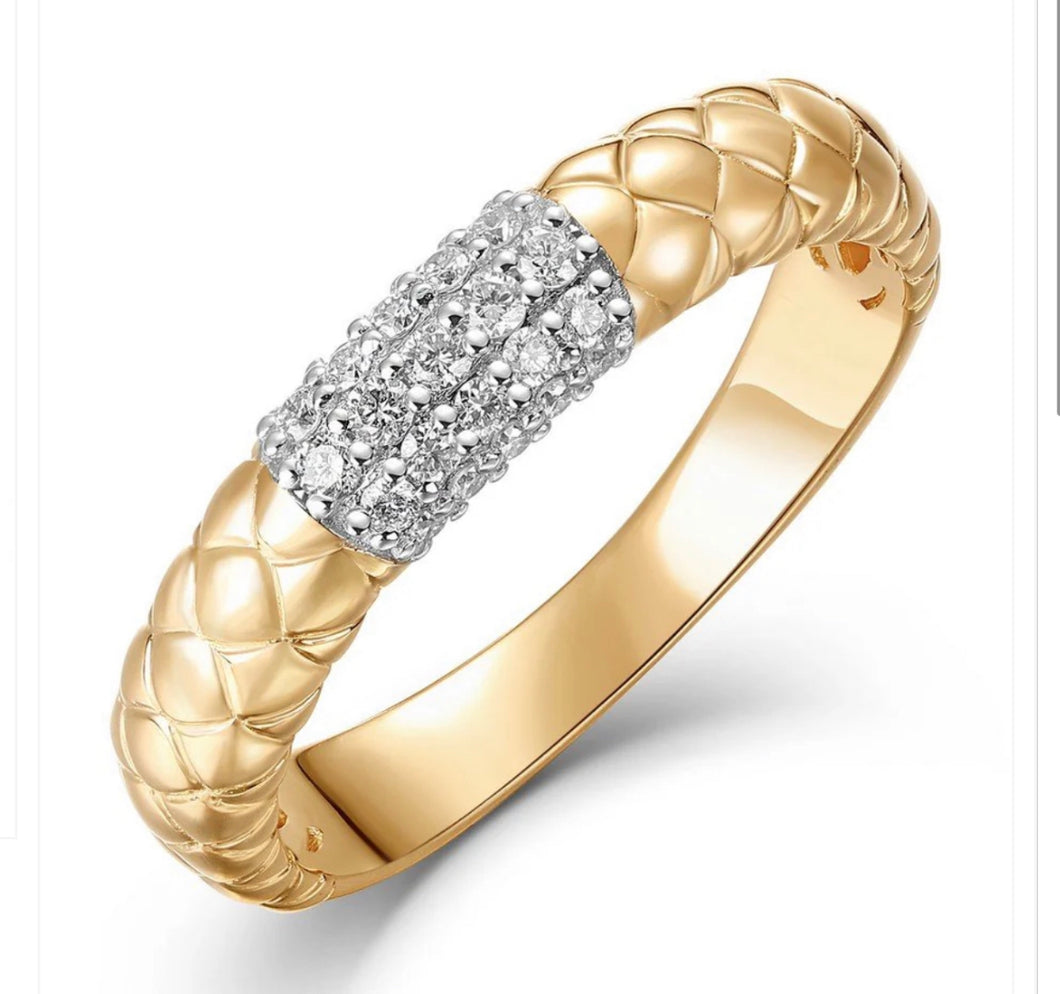 Diamond Rattle Ring