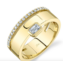 Load image into Gallery viewer, Diamond Emerald Cut Ring
